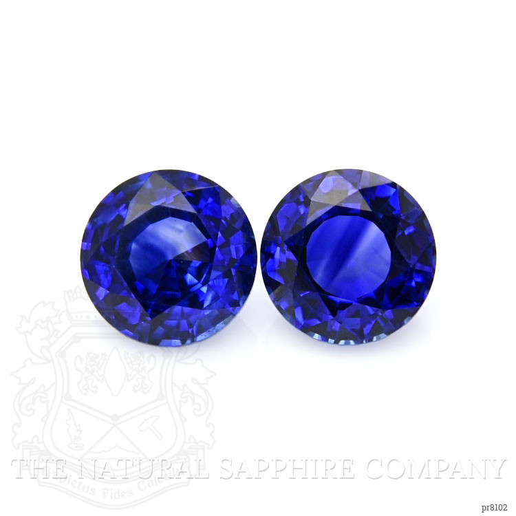 1.70 Ct.Tw. Blue Sapphire Pair from Ceylon (Sri Lanka)