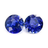 1.68&nbsp;Ct.Tw.Total Carat Weight Blue Sapphire Pair from Ceylon (Sri Lanka) Video