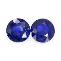 1.51&nbsp;Ct.Tw.Total Carat Weight Blue Sapphire Pair from Ceylon (Sri Lanka) Video