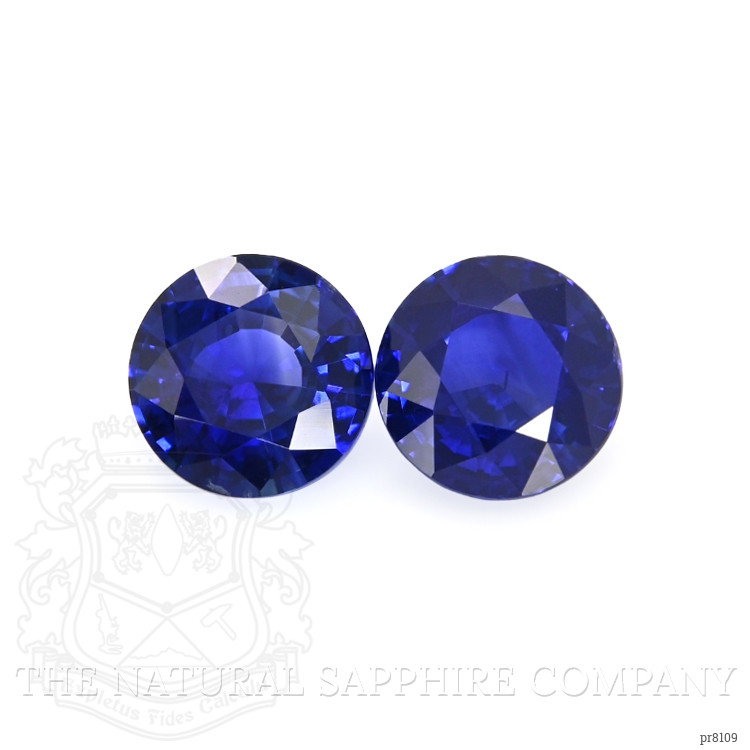 1.51 Ct.Tw. Blue Sapphire Pair from Ceylon (Sri Lanka)