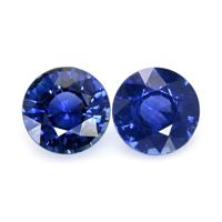 1.42&nbsp;Ct.Tw.Total Carat Weight Blue Sapphire Pair from Ceylon (Sri Lanka) Video