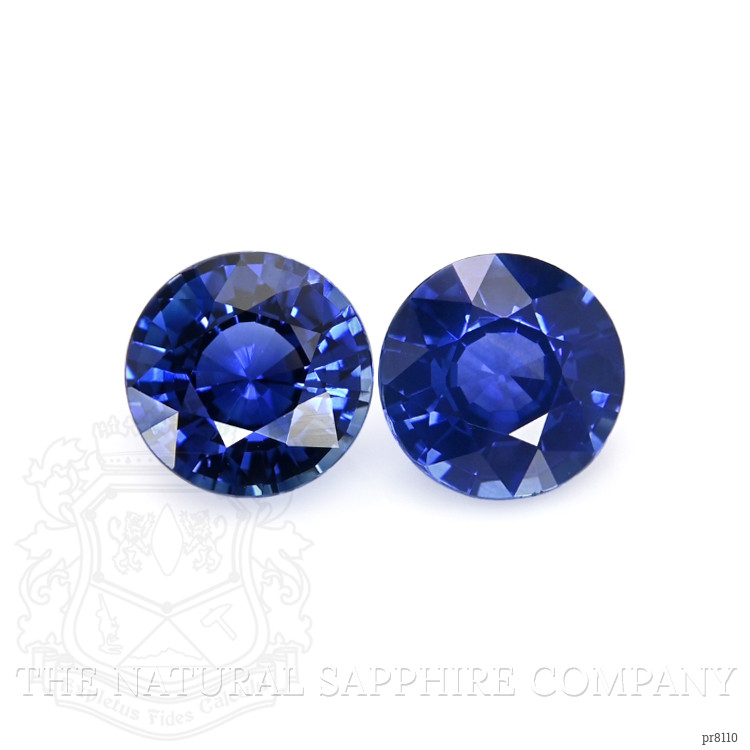1.42 Ct.Tw. Blue Sapphire Pair from Ceylon (Sri Lanka)