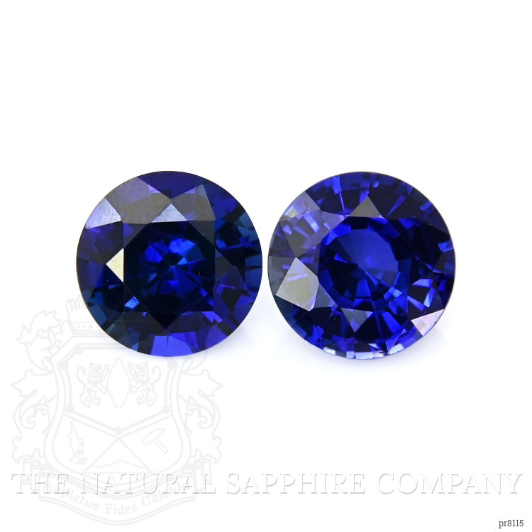 1.44 Ct.Tw. Blue Sapphire Pair from Ceylon (Sri Lanka)