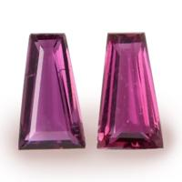 0.44 Ct.Tw.Total Carat Weight Ruby Pair from Mozambique Video