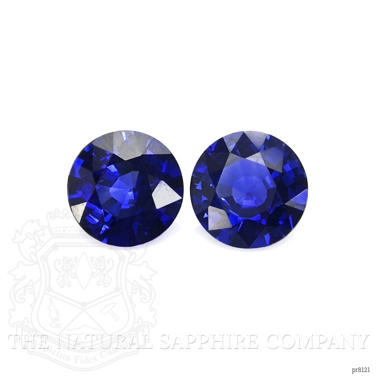 1.76 Ct.Tw. Blue Sapphire Pair from Ceylon (Sri Lanka)