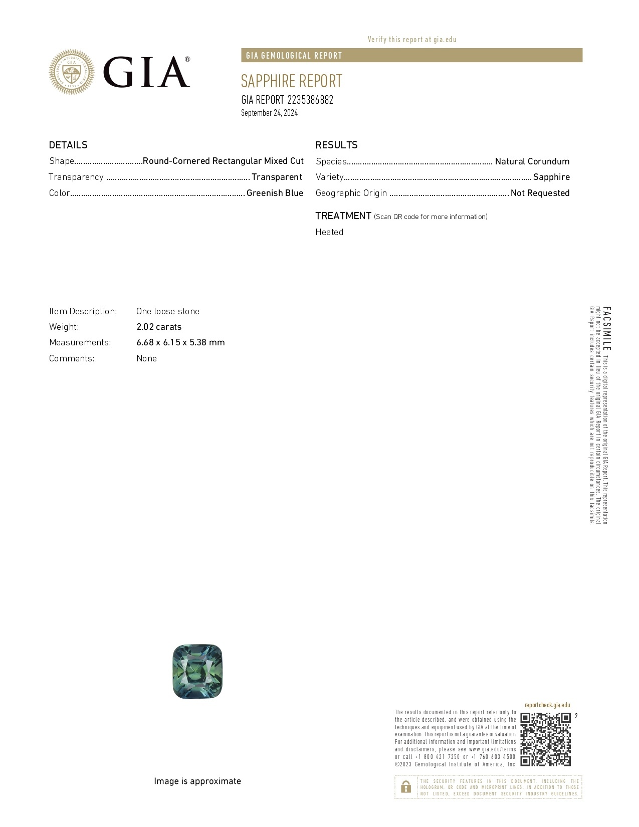 4.04 Ct.Tw. Greenish Blue Sapphire Pair from Ceylon (Sri Lanka)