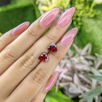 4.33&nbsp;Ct.Tw.Total Carat Weight Garnet Pair from Ceylon (Sri Lanka) Life Style