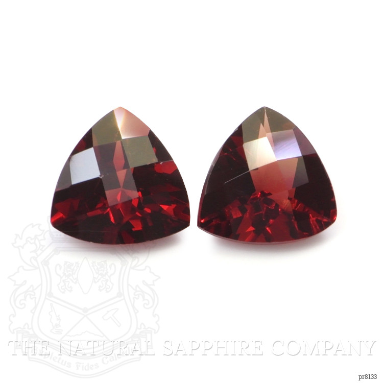 3.89 Ct.Tw. Garnet Pair from Ceylon (Sri Lanka)