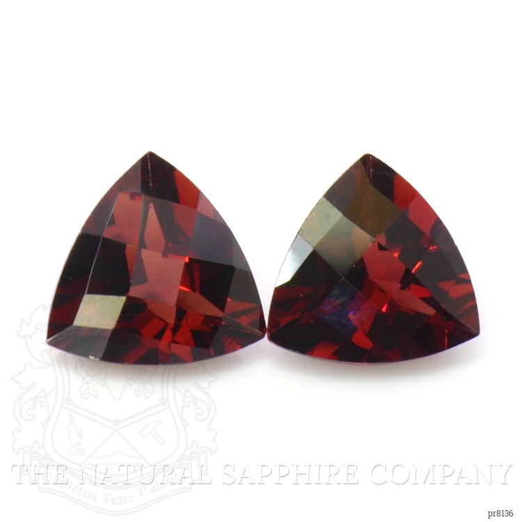 3.72 Ct.Tw. Garnet Pair from Ceylon (Sri Lanka)