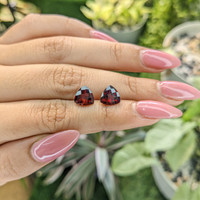 4.27&nbsp;Ct.Tw.Total Carat Weight Garnet Pair from Ceylon (Sri Lanka) Life Style