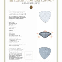 4.27 Ct.Tw.Total Carat Weight Garnet Pair from Ceylon (Sri Lanka) 3 D Scan Report