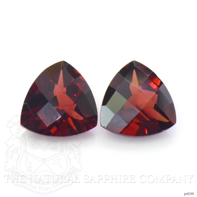 3.96 Ct.Tw. Garnet Pair from Ceylon (Sri Lanka)