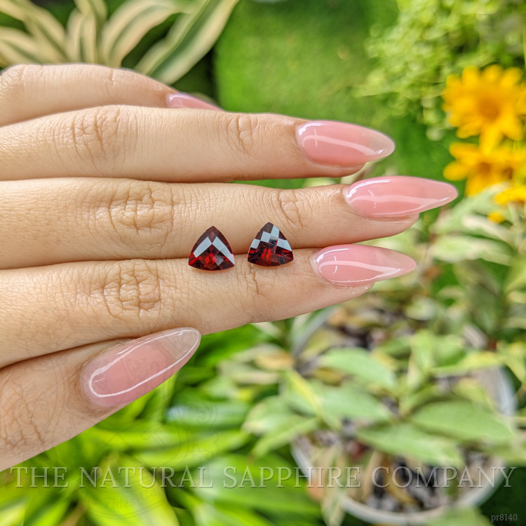 4.73 Ct.Tw. Garnet Pair from Ceylon (Sri Lanka)