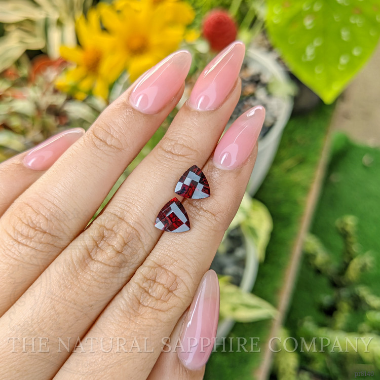 4.73 Ct.Tw. Garnet Pair from Ceylon (Sri Lanka)