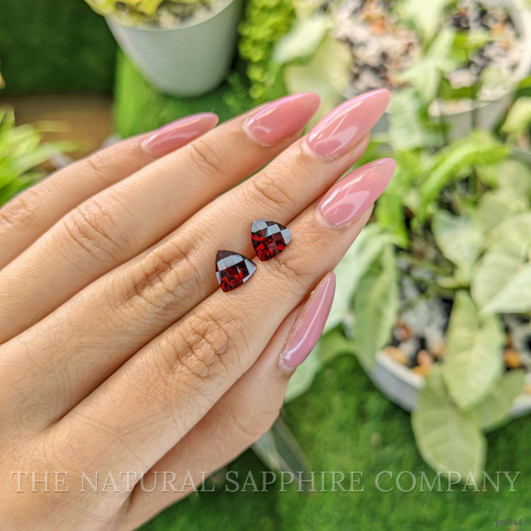 4.15 Ct.Tw. Garnet Pair from Ceylon (Sri Lanka)