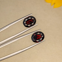 6.07&nbsp;Ct.Tw.Total Carat Weight Garnet Pair from Ceylon (Sri Lanka) Life Style