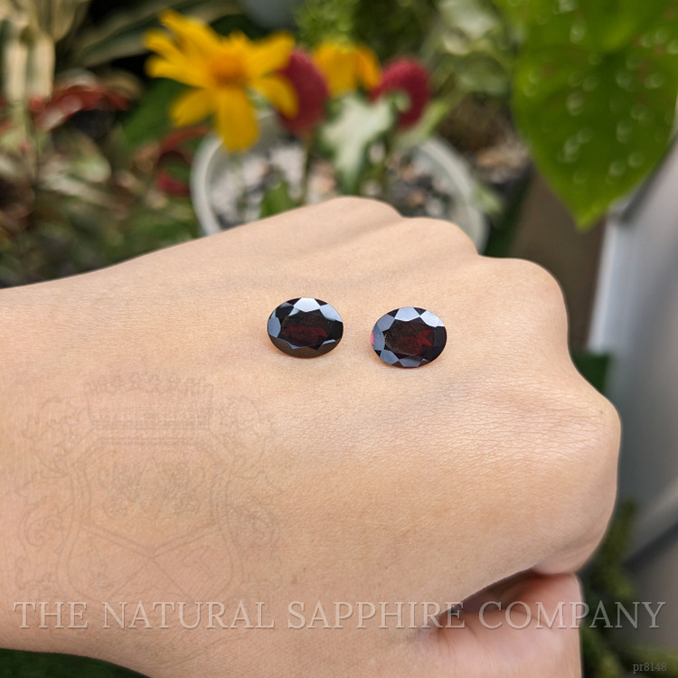 6.07 Ct.Tw. Garnet Pair from Ceylon (Sri Lanka)