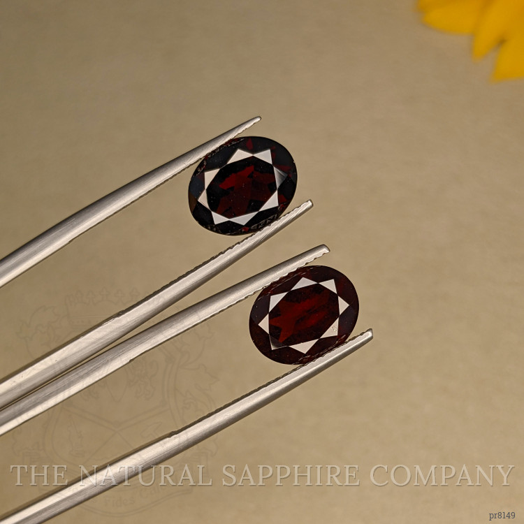 5.78 Ct.Tw. Garnet Pair from Ceylon (Sri Lanka)