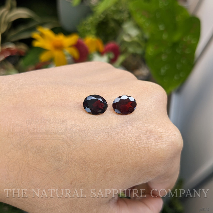 5.78 Ct.Tw. Garnet Pair from Ceylon (Sri Lanka)