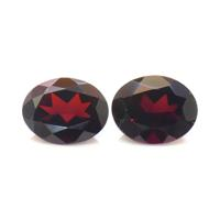 5.95&nbsp;Ct.Tw.Total Carat Weight Garnet Pair from Ceylon (Sri Lanka) Video