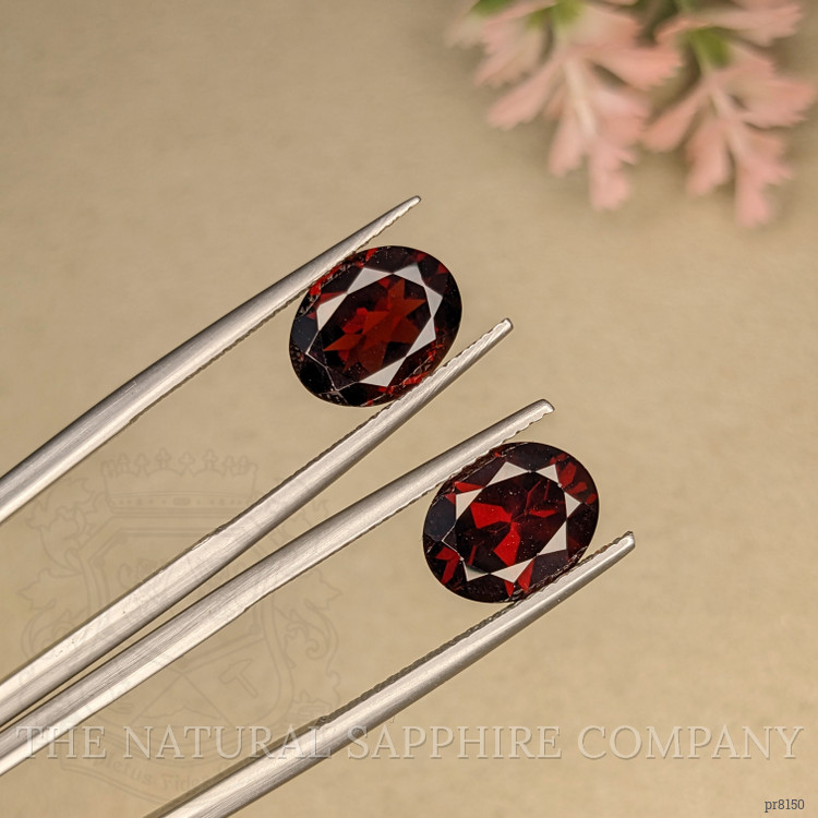 5.95 Ct.Tw. Garnet Pair from Ceylon (Sri Lanka)