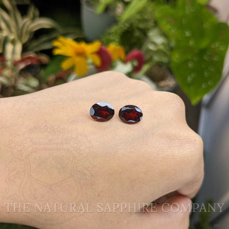 5.95 Ct.Tw. Garnet Pair from Ceylon (Sri Lanka)