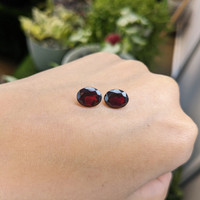 6.17&nbsp;Ct.Tw.Total Carat Weight Garnet Pair from Ceylon (Sri Lanka) Life Style