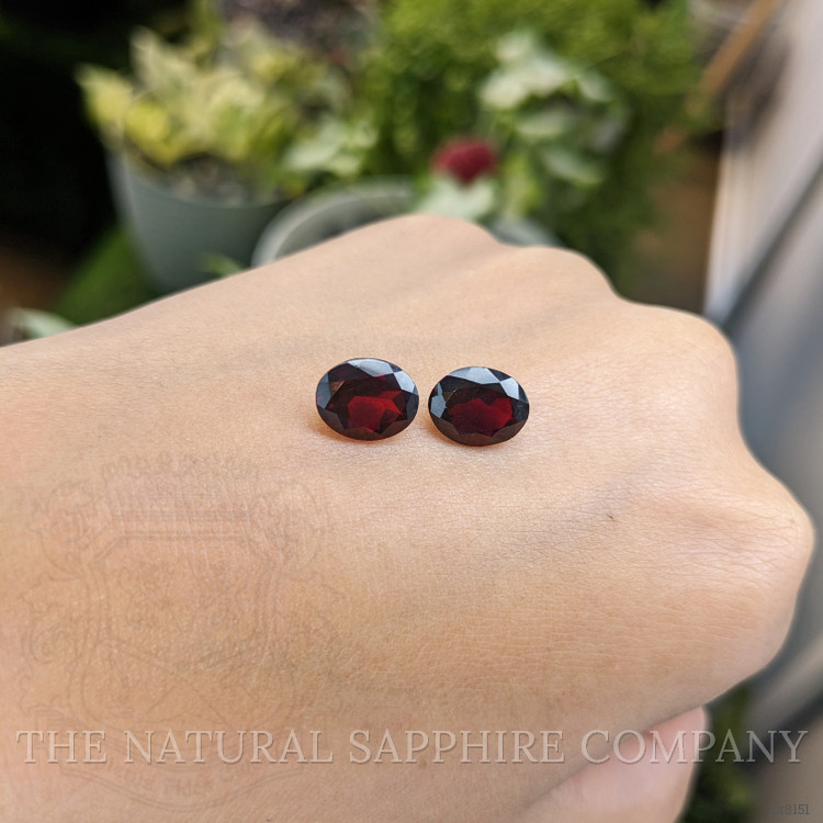 6.17 Ct.Tw. Garnet Pair from Ceylon (Sri Lanka)