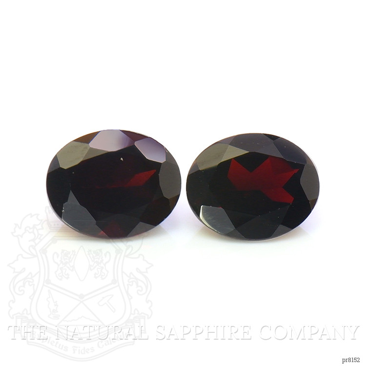6.46 Ct.Tw. Garnet Pair from Ceylon (Sri Lanka)