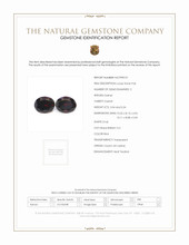6.58 Ct.Tw.Total Carat Weight Red Garnet Pair from Ceylon (Sri Lanka) Scan Report