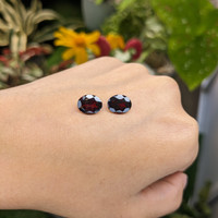 6.15&nbsp;Ct.Tw.Total Carat Weight Garnet Pair from Ceylon (Sri Lanka) Life Style