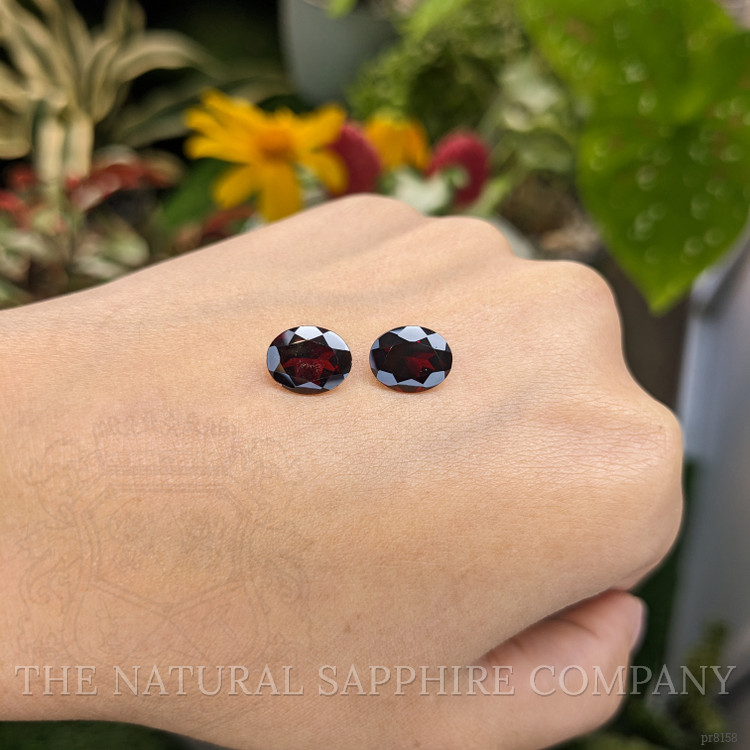 6.15 Ct.Tw. Garnet Pair from Ceylon (Sri Lanka)