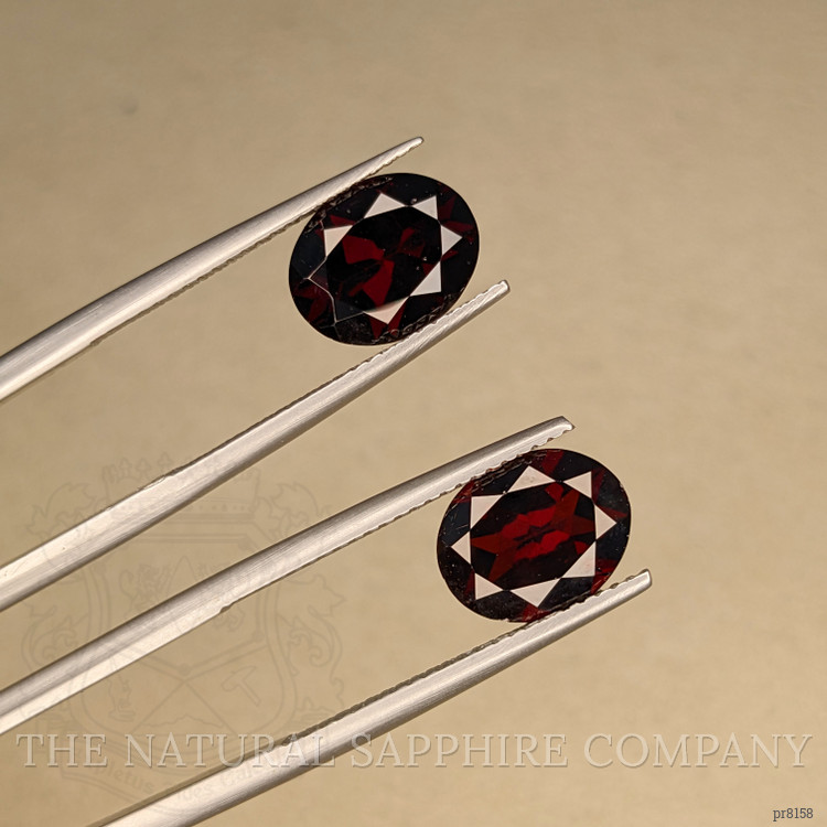 6.15 Ct.Tw. Garnet Pair from Ceylon (Sri Lanka)