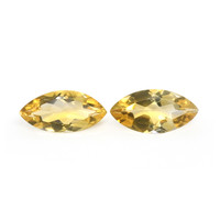 9.09&nbsp;Ct.Tw.Total Carat Weight Citrine Pair from Ceylon (Sri Lanka) Video