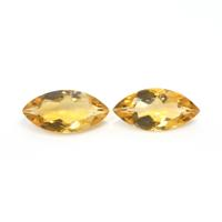 8.30&nbsp;Ct.Tw.Total Carat Weight Citrine Pair from Ceylon (Sri Lanka) Video