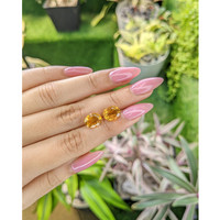 4.49&nbsp;Ct.Tw.Total Carat Weight Citrine Pair from Ceylon (Sri Lanka) Life Style