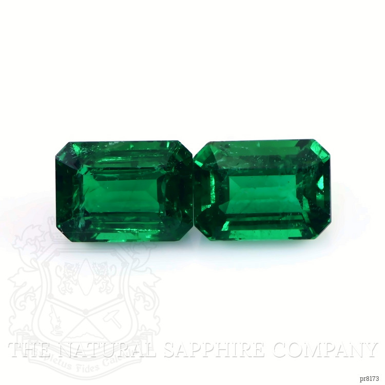 3.35 Ct.Tw. Emerald Pair from Zambia