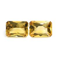 1.61&nbsp;Ct.Tw.Total Carat Weight Citrine Pair from Ceylon (Sri Lanka) Video