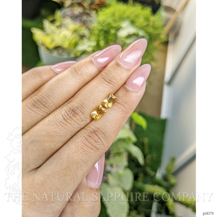 1.61 Ct.Tw. Citrine Pair from Ceylon (Sri Lanka)