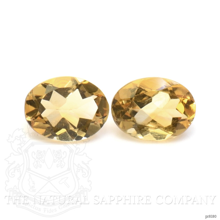 2.02 Ct.Tw. Citrine Pair from Ceylon (Sri Lanka)