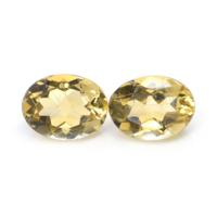 2.29&nbsp;Ct.Tw.Total Carat Weight Citrine Pair from Ceylon (Sri Lanka) Video