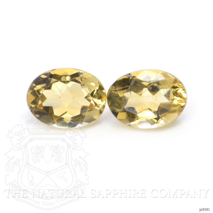 2.29 Ct.Tw. Citrine Pair from Ceylon (Sri Lanka)