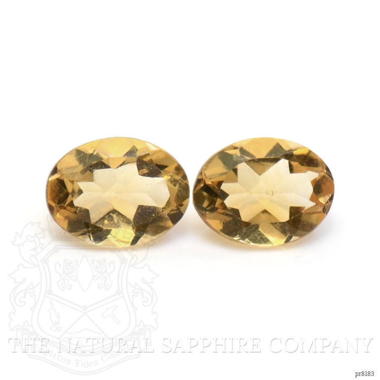 2.03 Ct.Tw. Citrine Pair from Ceylon (Sri Lanka)