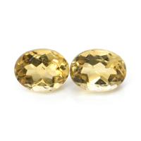 2.52&nbsp;Ct.Tw.Total Carat Weight Citrine Pair from Ceylon (Sri Lanka) Video