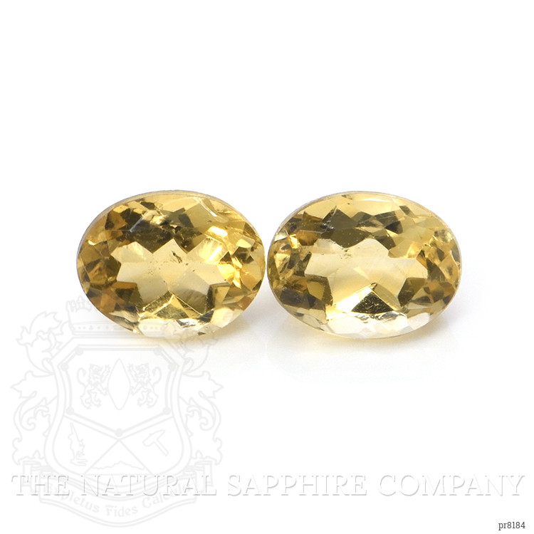 2.52 Ct.Tw. Citrine Pair from Ceylon (Sri Lanka)