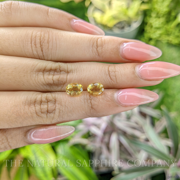 2.52 Ct.Tw. Citrine Pair from Ceylon (Sri Lanka)