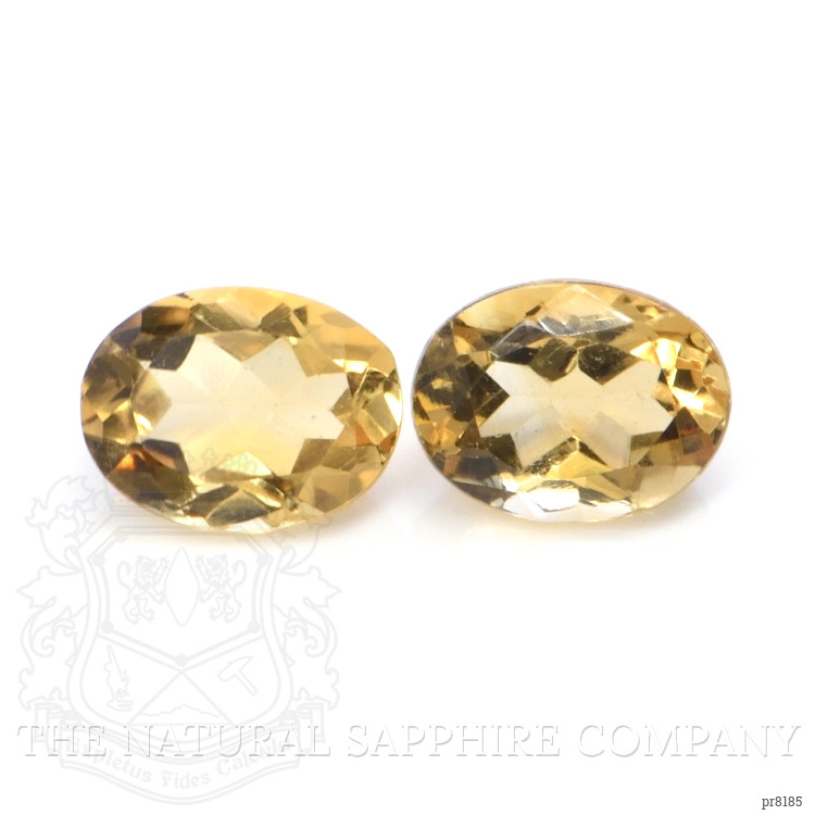 2.21 Ct.Tw. Citrine Pair from Ceylon (Sri Lanka)