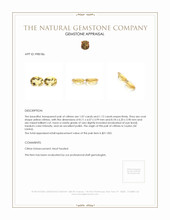 2.19 Ct.Tw.Total Carat Weight Citrine Pair from Ceylon (Sri Lanka) Appraisal