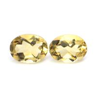2.19&nbsp;Ct.Tw.Total Carat Weight Citrine Pair from Ceylon (Sri Lanka) Video