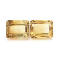 3.52&nbsp;Ct.Tw.Total Carat Weight Citrine Pair from Ceylon (Sri Lanka) Video